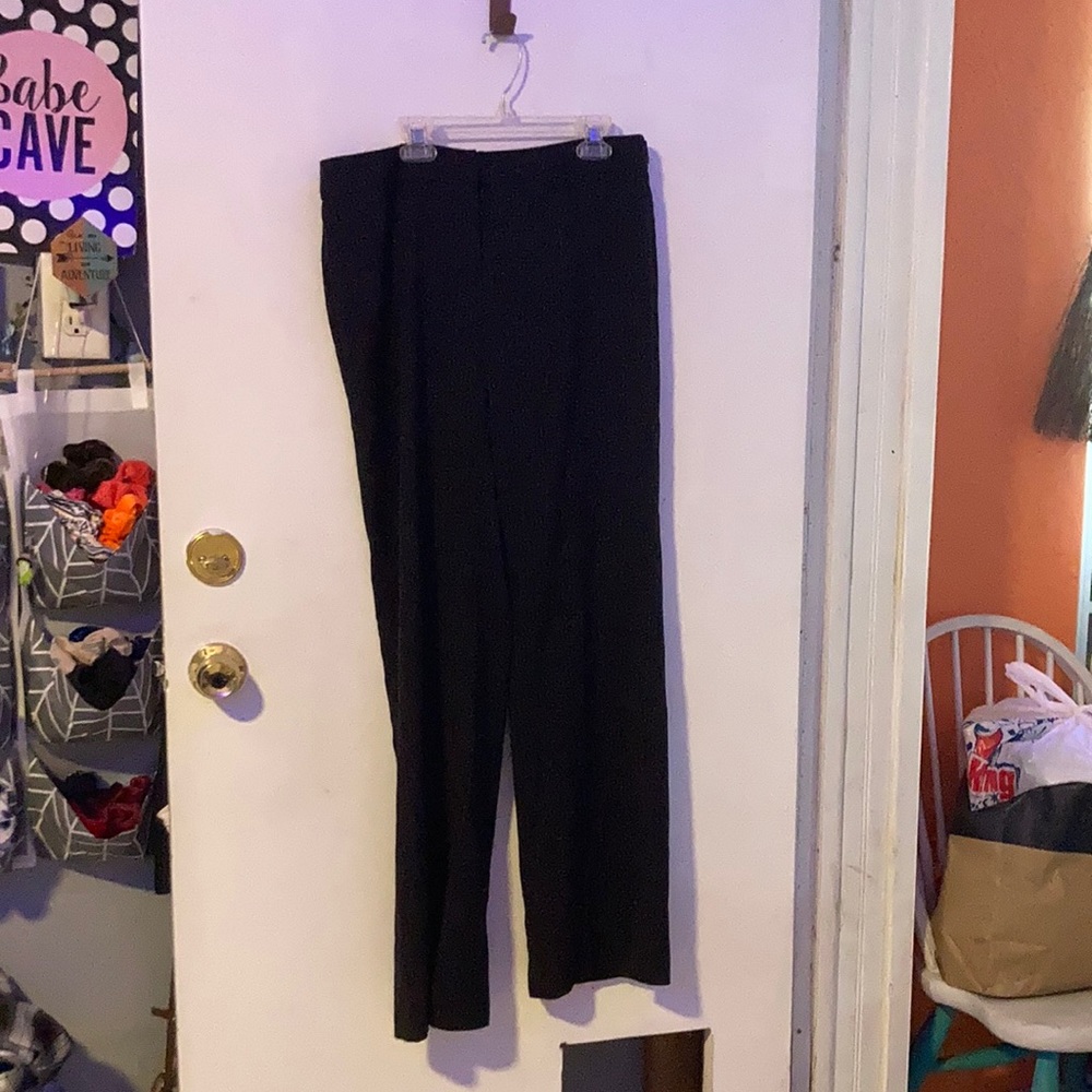 business striped pants